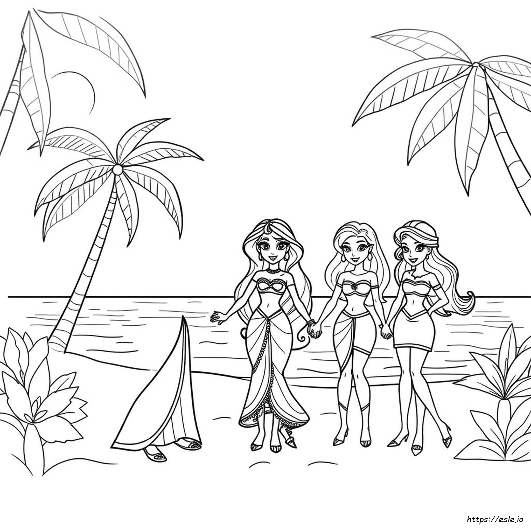 Bratz Coloring Pages Jasmine