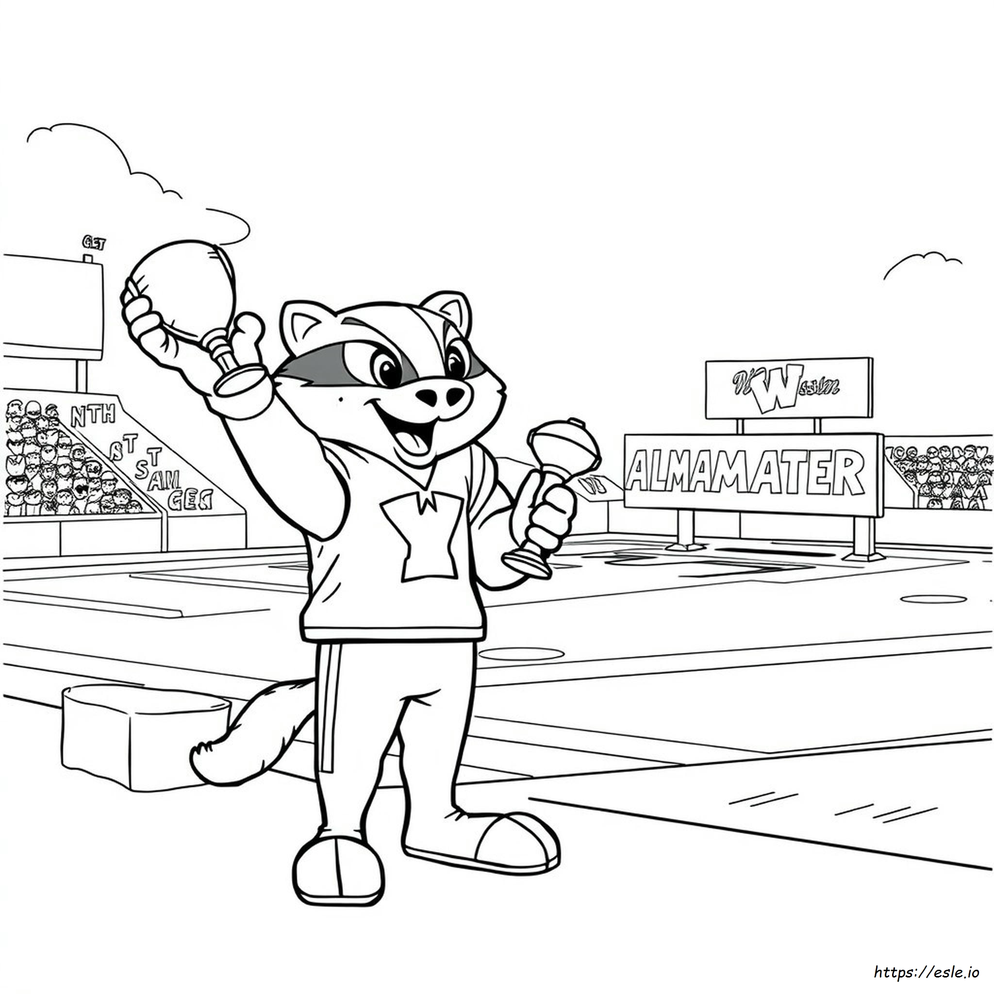 Wisconsin Badgers Coloring Pages