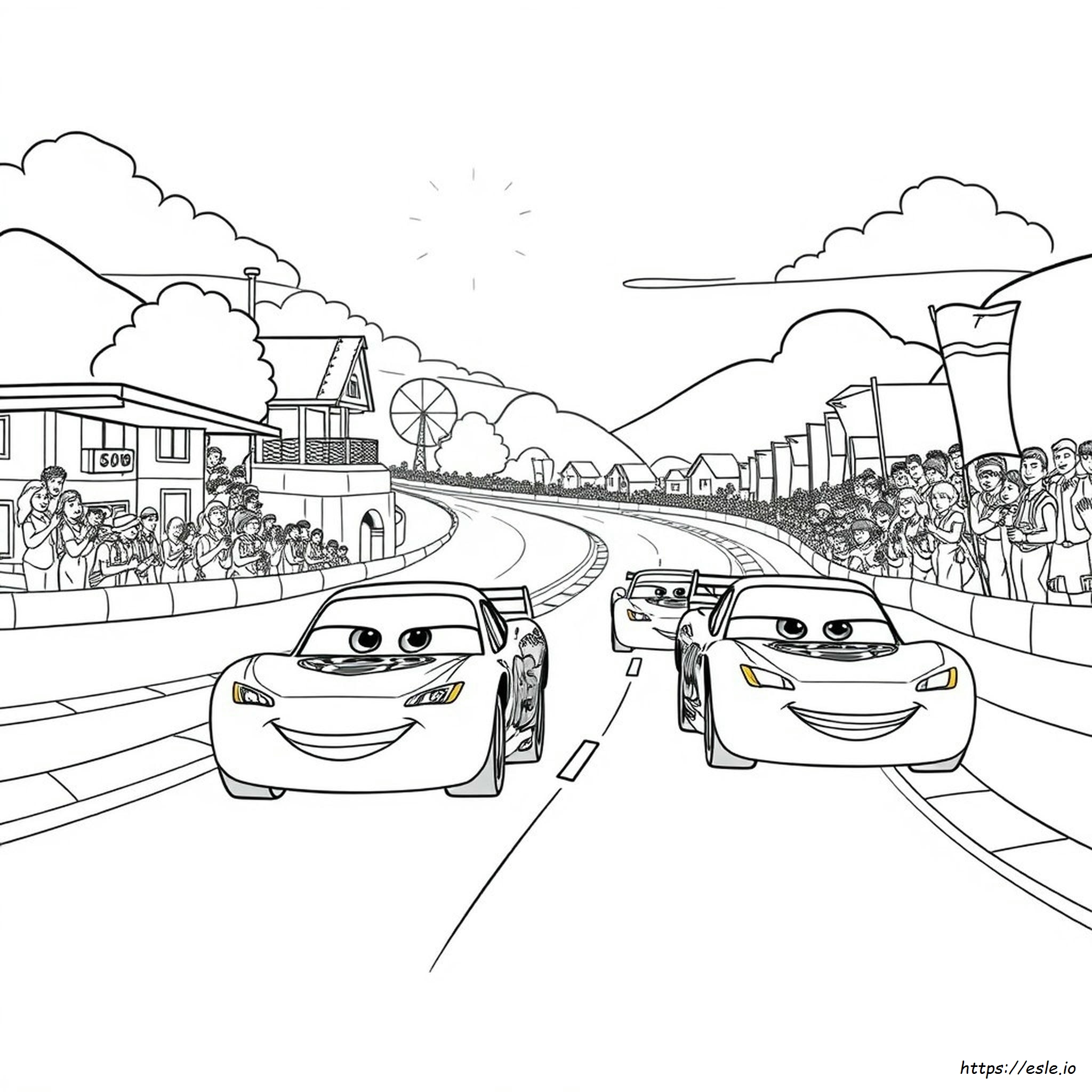 Pixar Cars Coloring