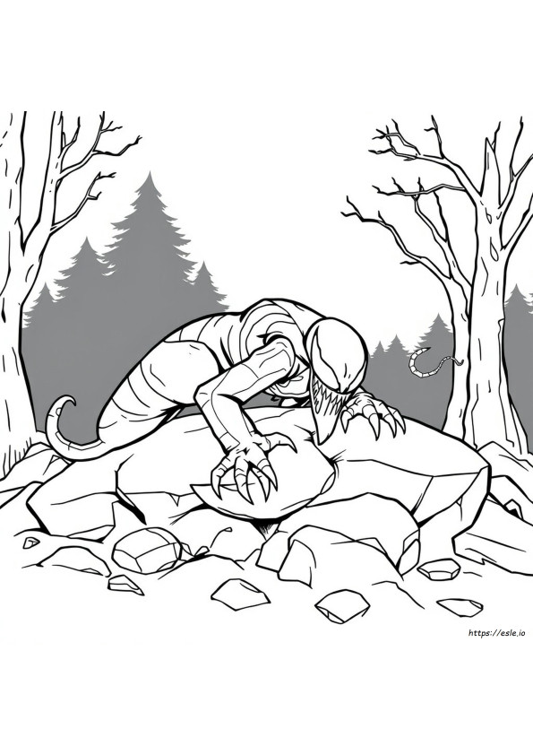 Venom Colouring In Pictures