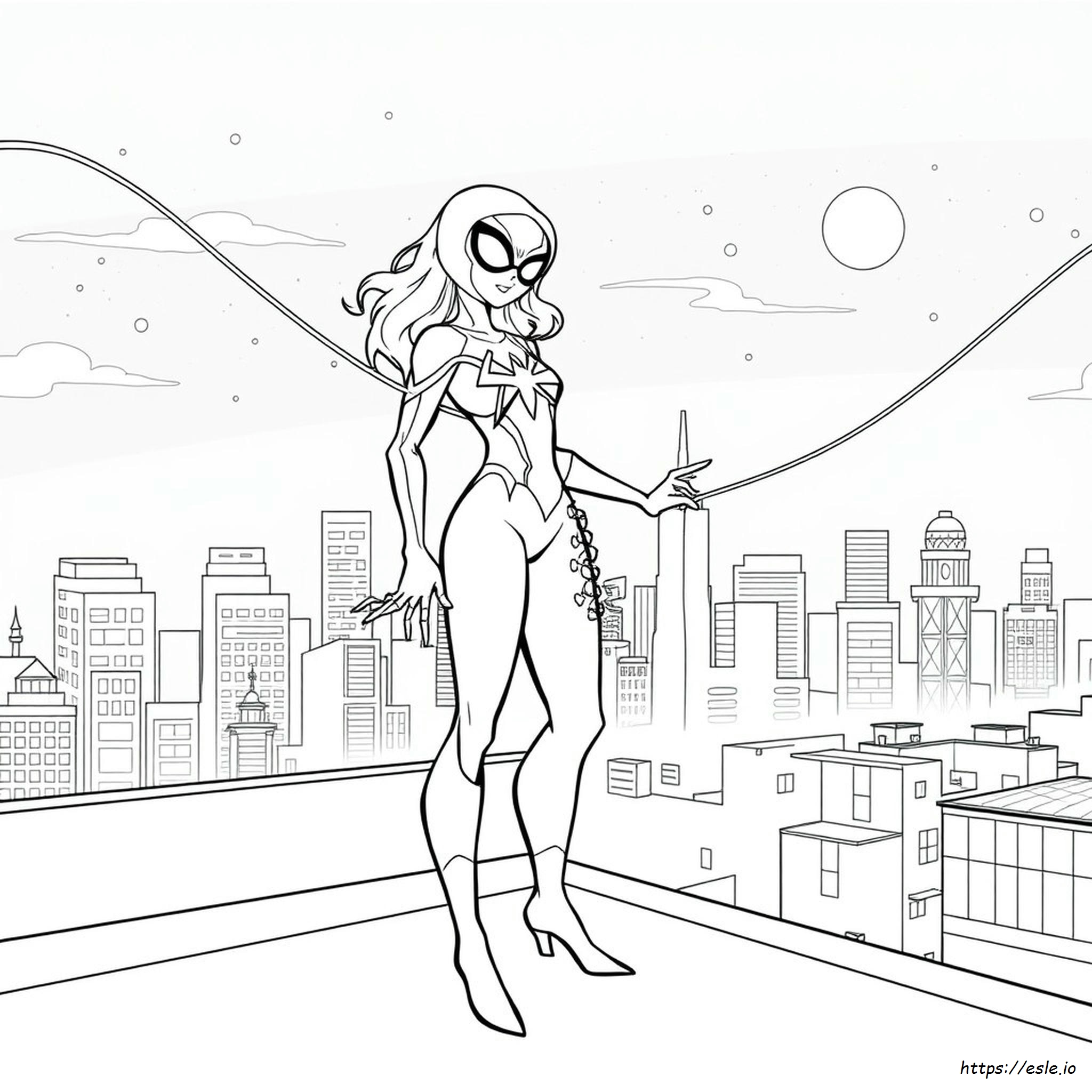 Spider Gwen Disegni Da Colorare E Stampare