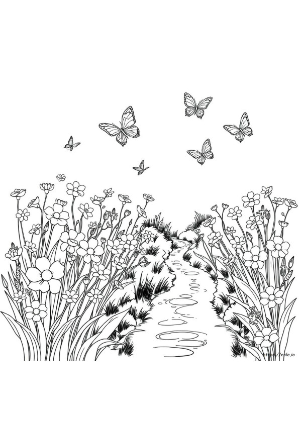 Welt Der Blumen Ausmalbilder