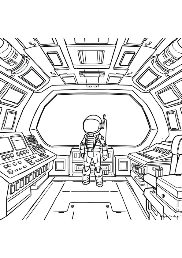 Among Us Character Coloring Sheet