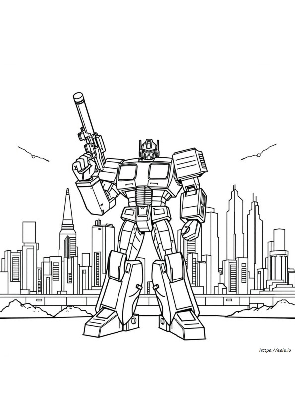 Transformers Barricade Kolorowanki