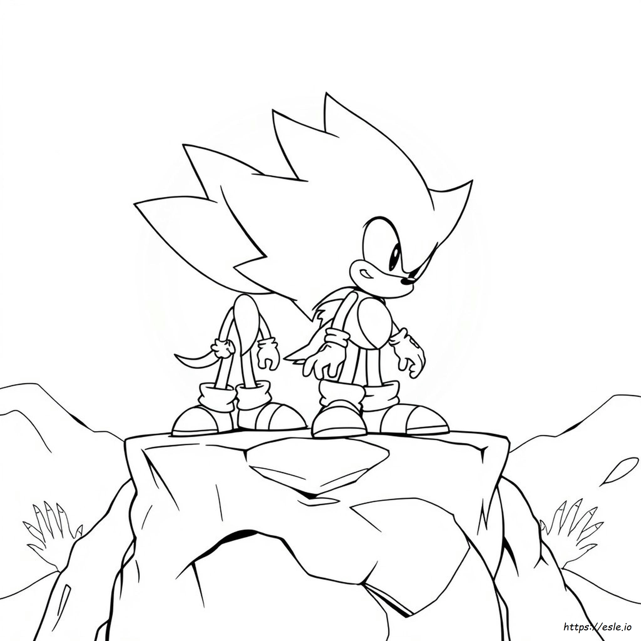 Vs Shadow Coloring Sonic 3 Disegni Da Colorare