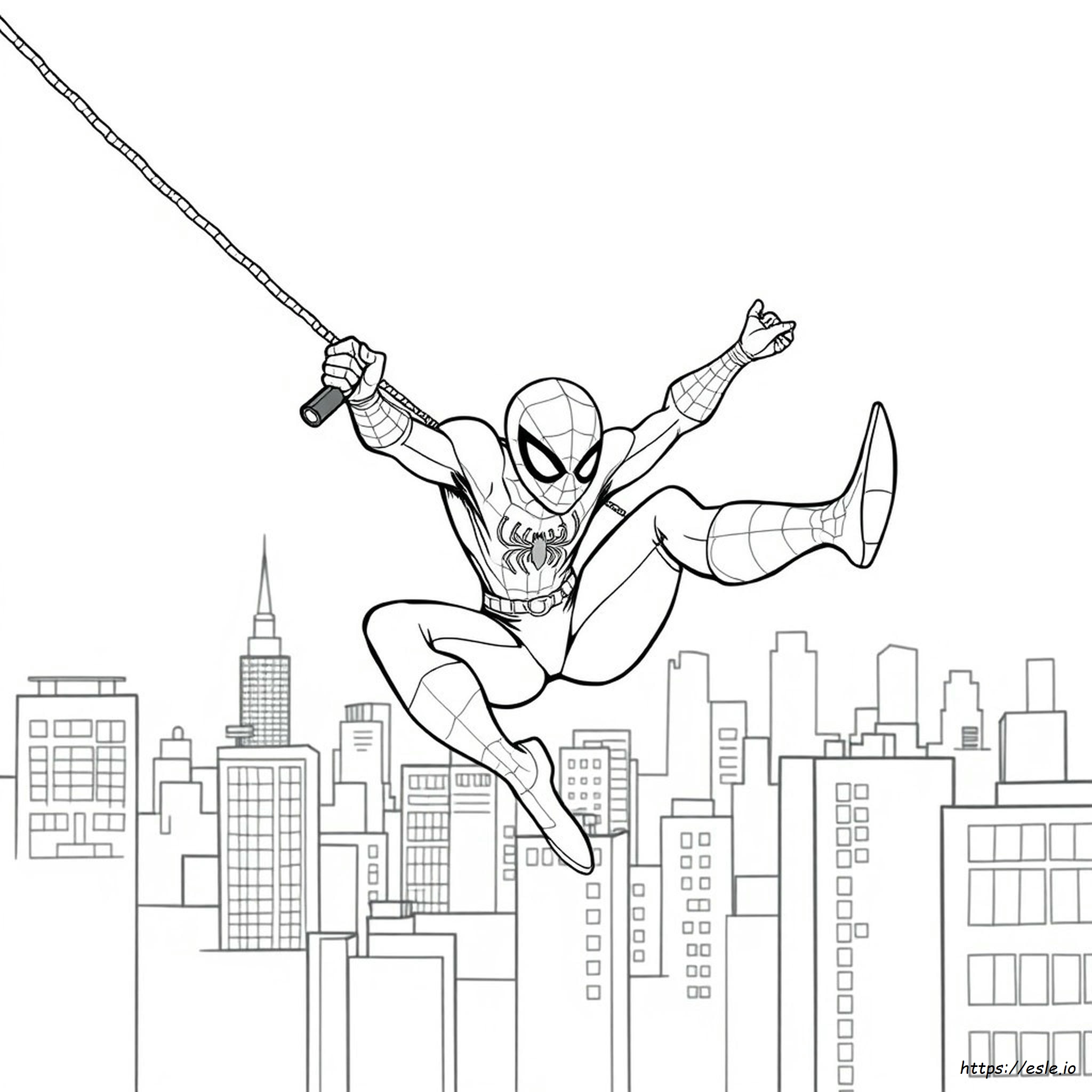 Spiderman Netzwerfer Ausmalbilder