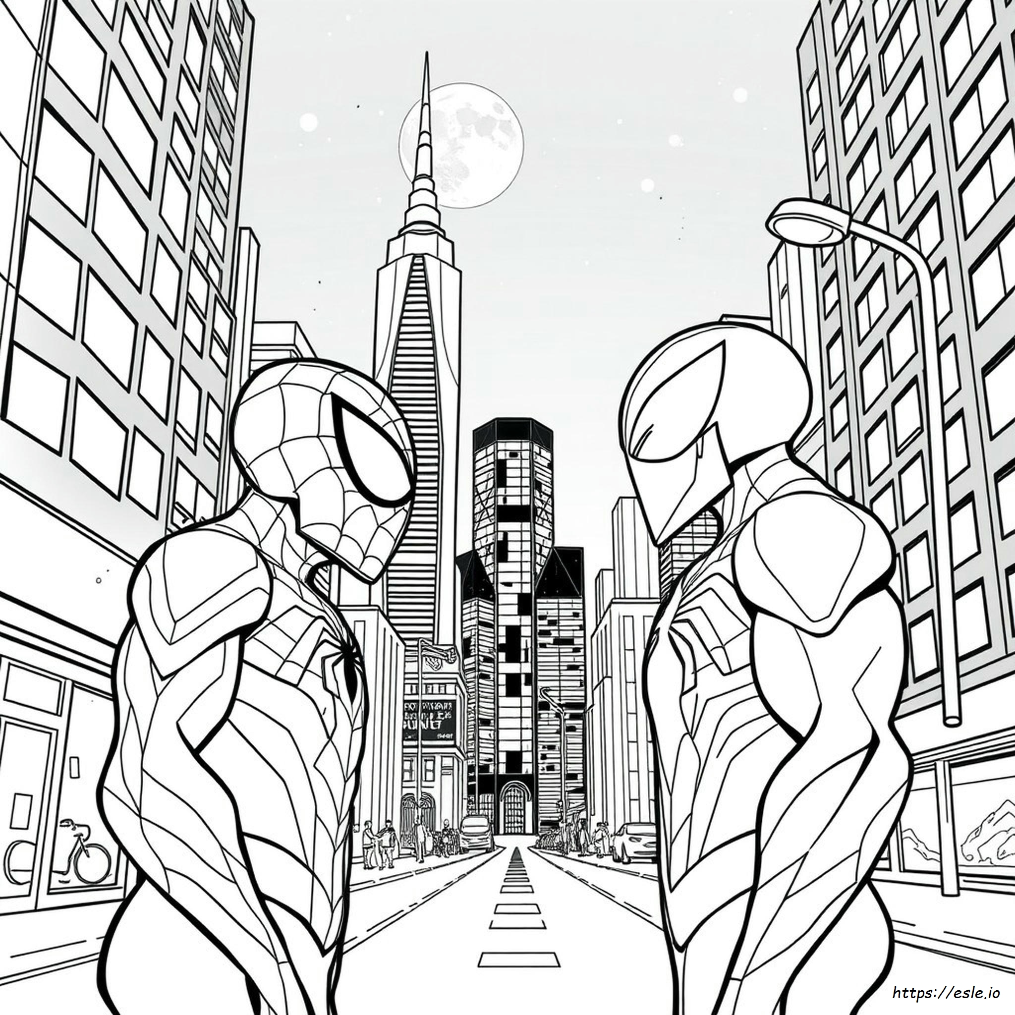 Desene De Colorat Spiderman Venom