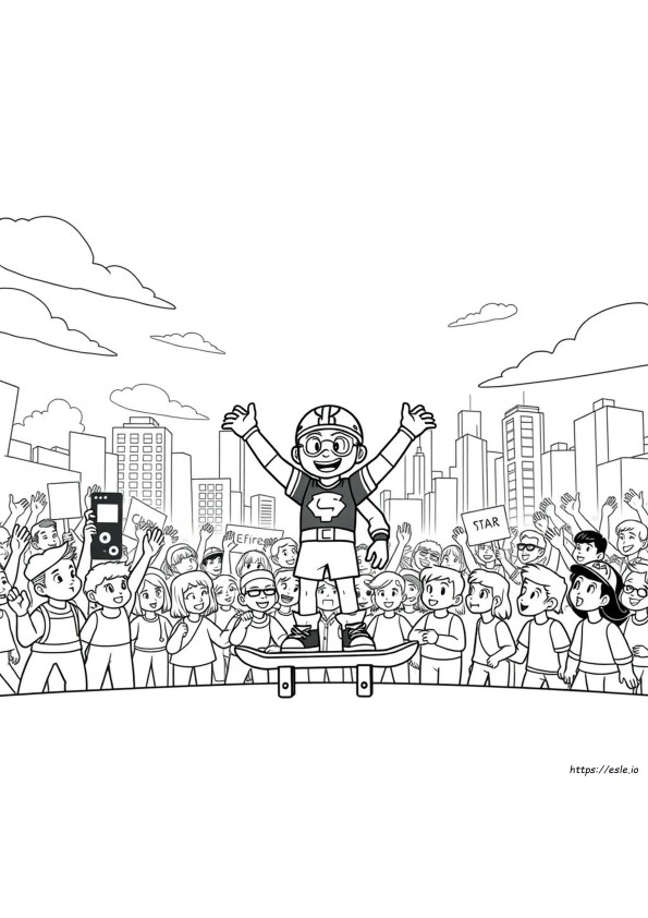 Supa Strikas Para Colorir
