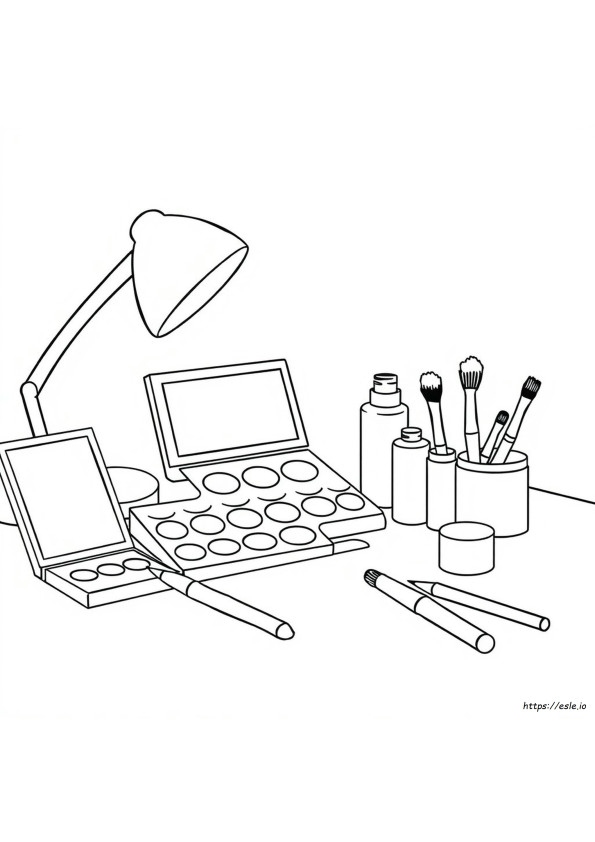 Coloring Pages Szminka Kolorowanki Kosmetyki