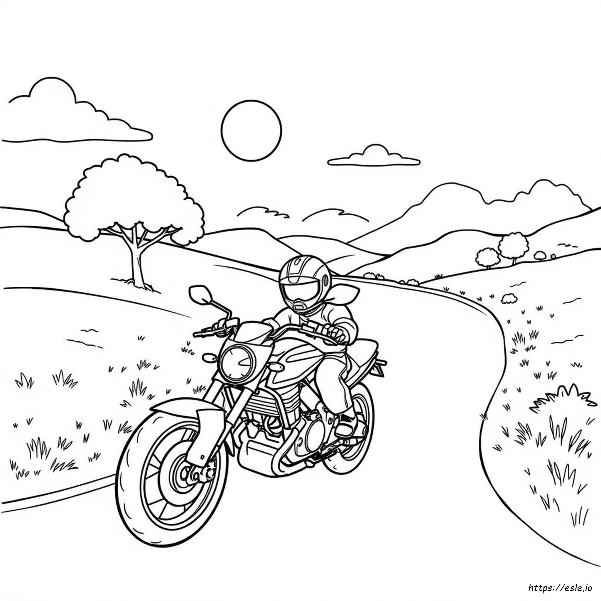 Coloriages Moto X