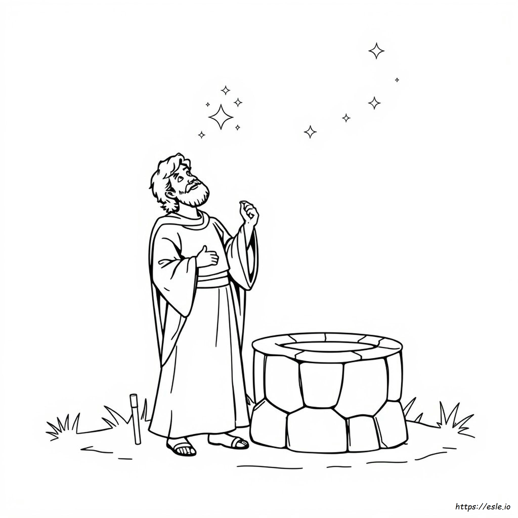 Coloriage Saint Luc