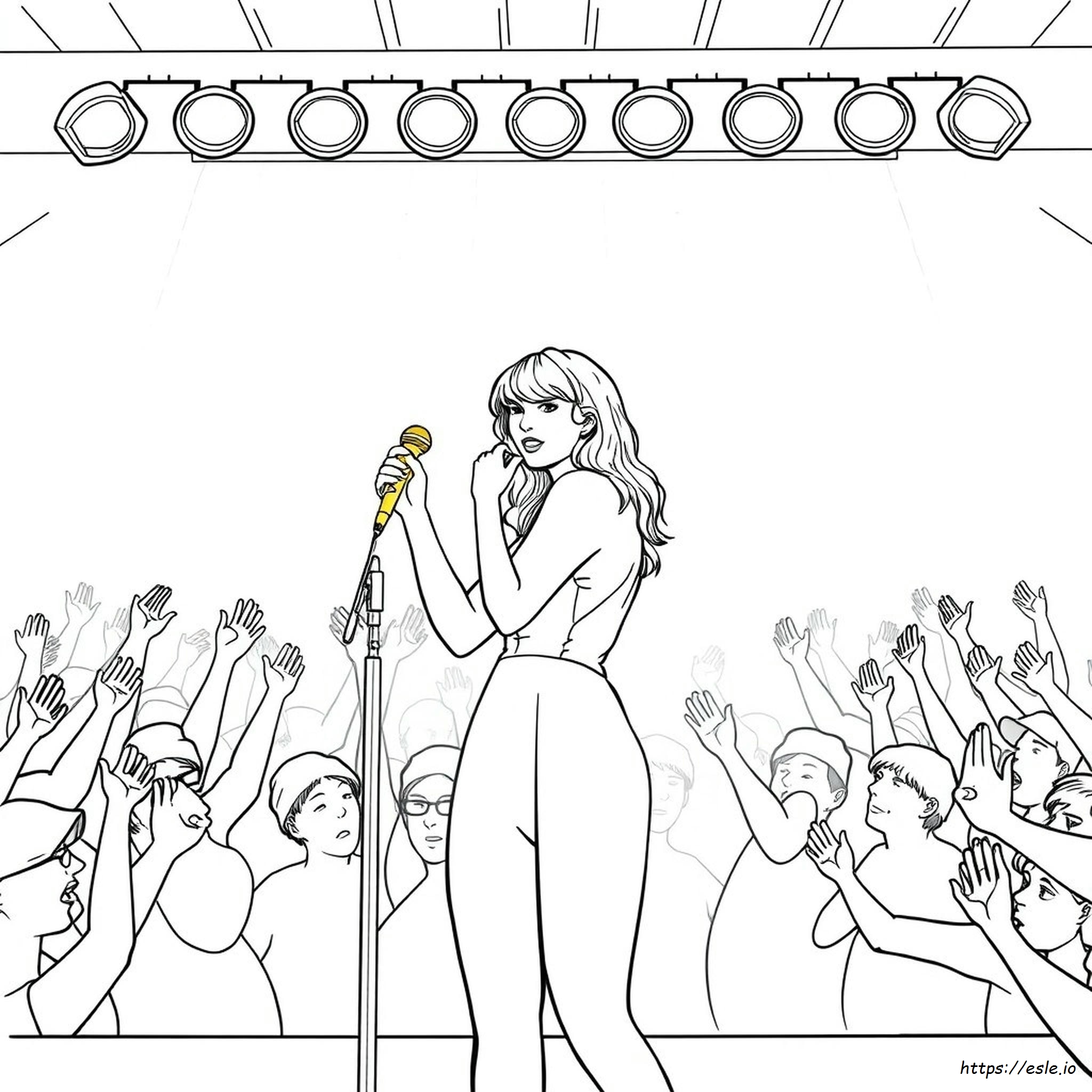 Taylor Swift Dibujos Para Colorear E Imprimir