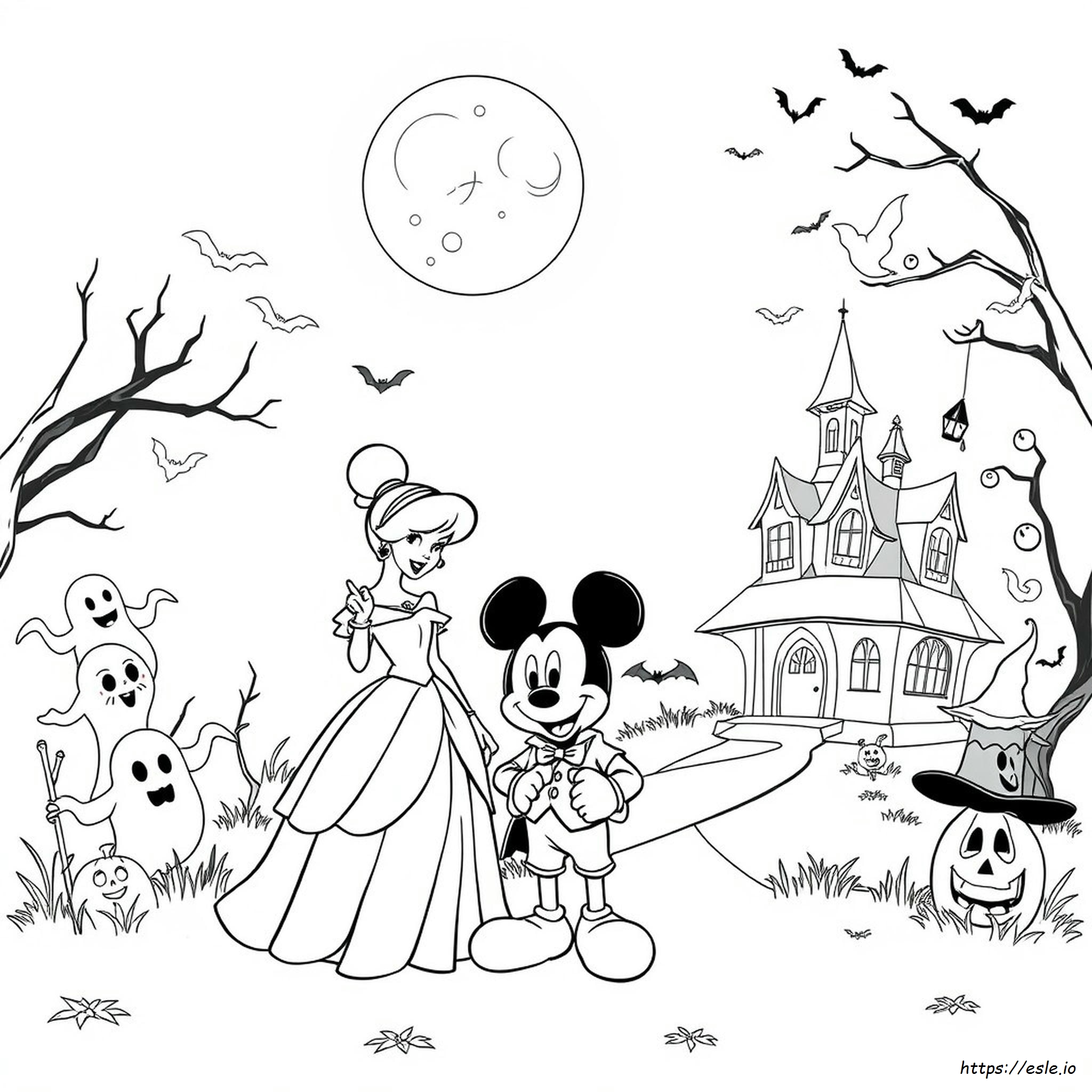 Disney Halloween Coloring Pages