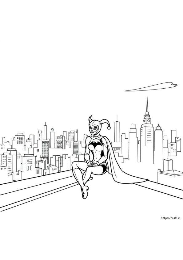 Batman Harley Quinn Kolorowanki