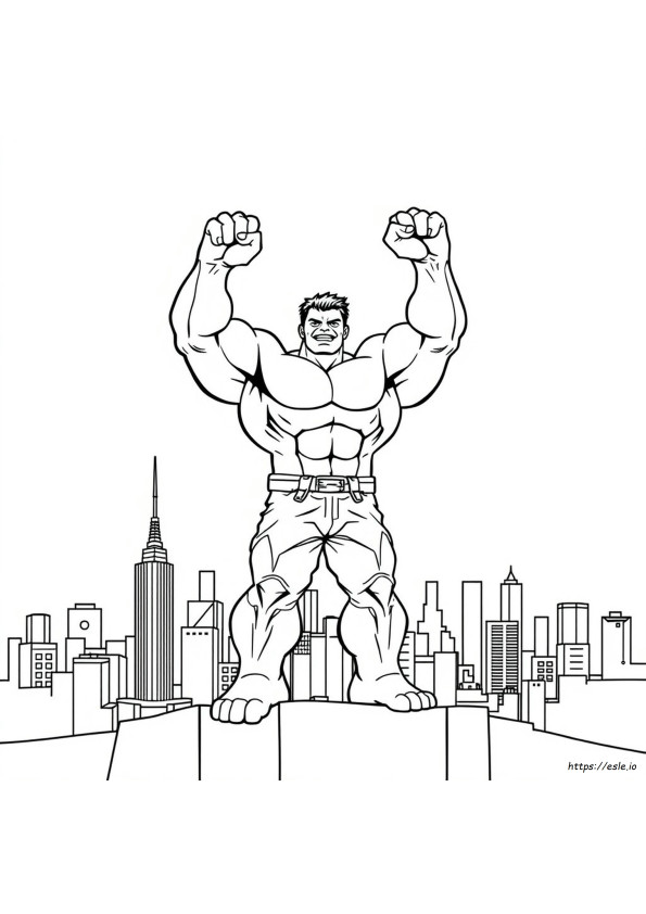 Inanılmaz Hulk Boyama Sayfaları