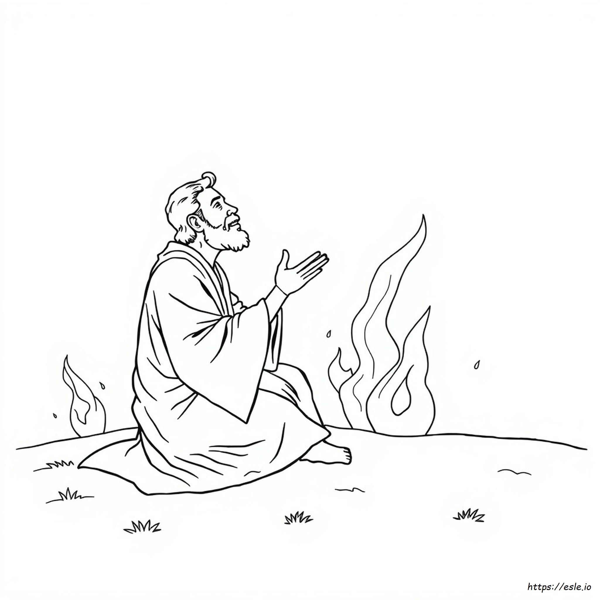 Samuel Bible Coloring Page