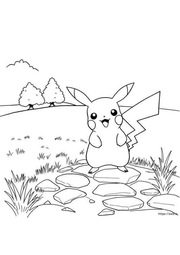 Pokemon Coloring Pages Printable Pikachu