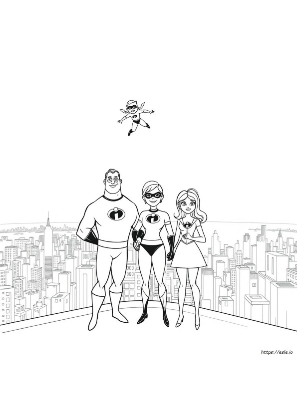 Incredibles Coloring