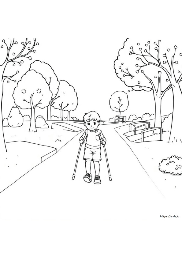 Coloring Pages Disabilities