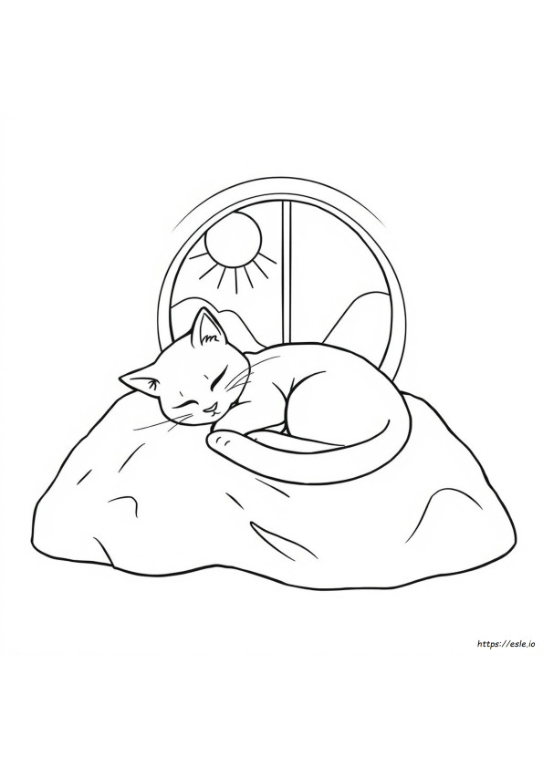 Catnap Coloring Page