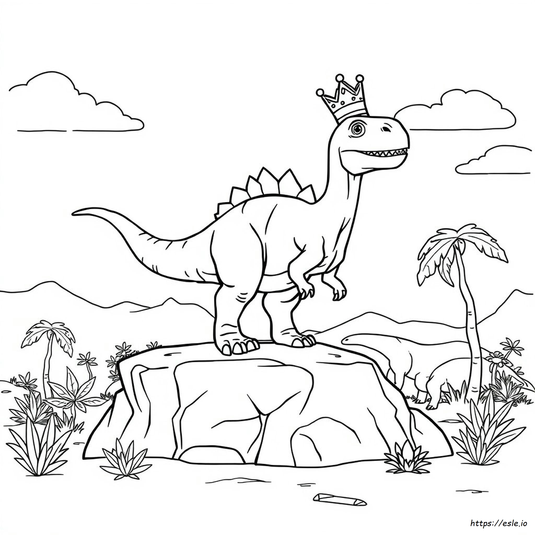 Dinozaur Król Kolorowanki Do Druku