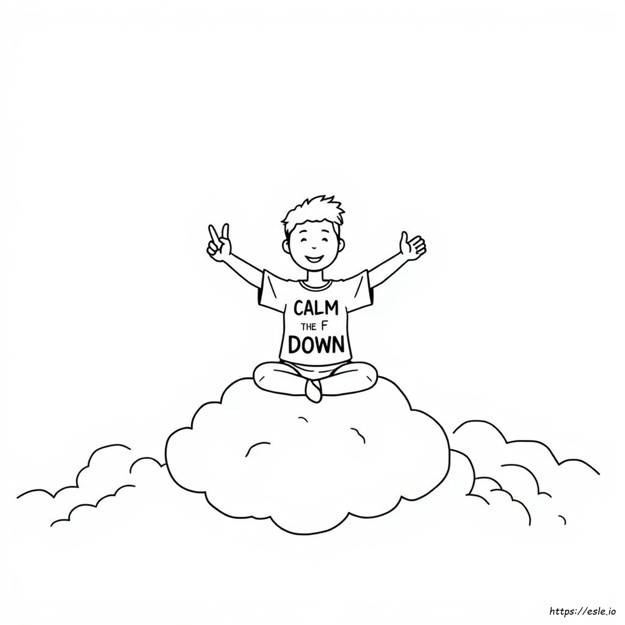 Calm The F Down Coloring Book Pages