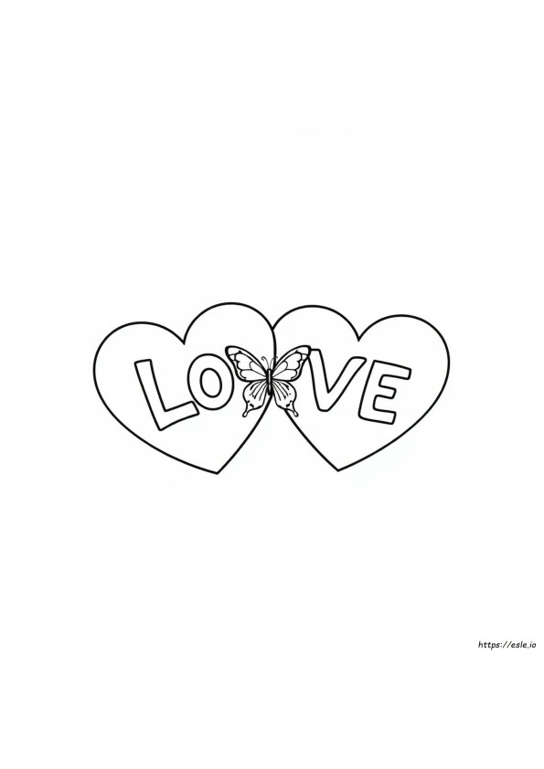 Love U Coloring Pages