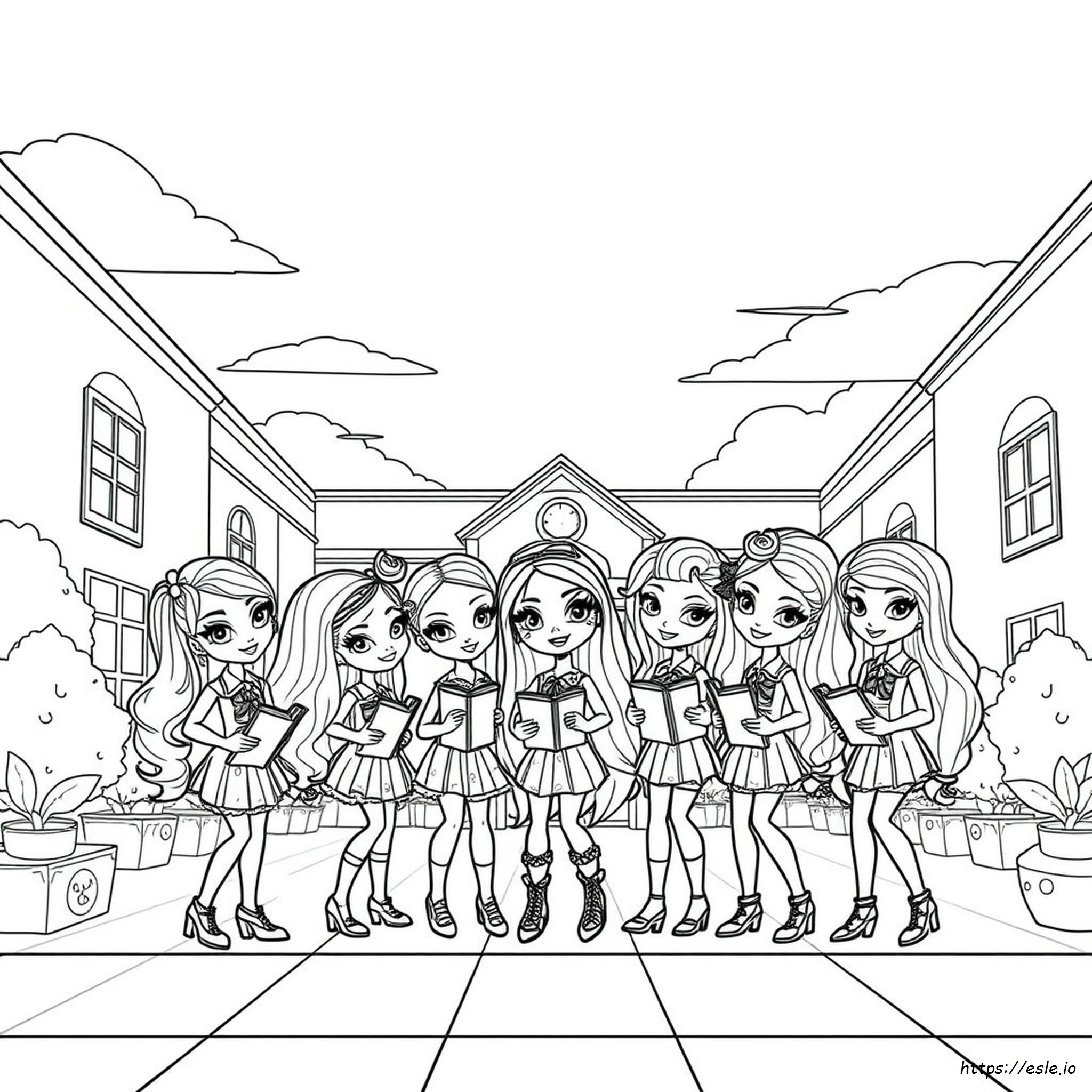 Ever After High Dolls Coloring Pages