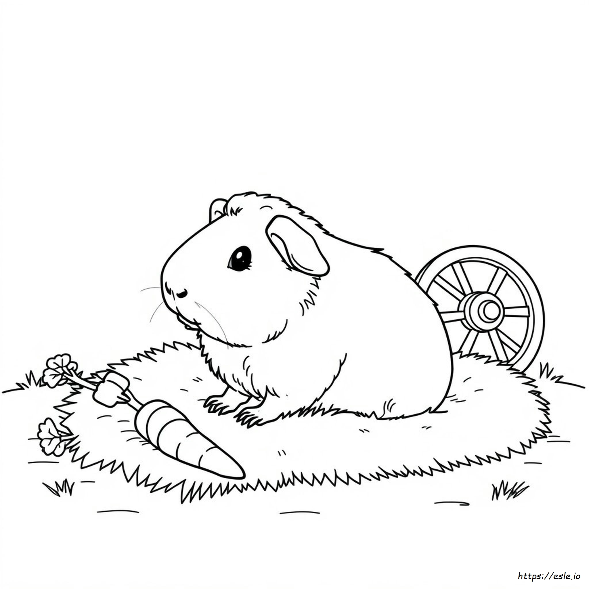 Guinea Pig Coloring Pages Printable