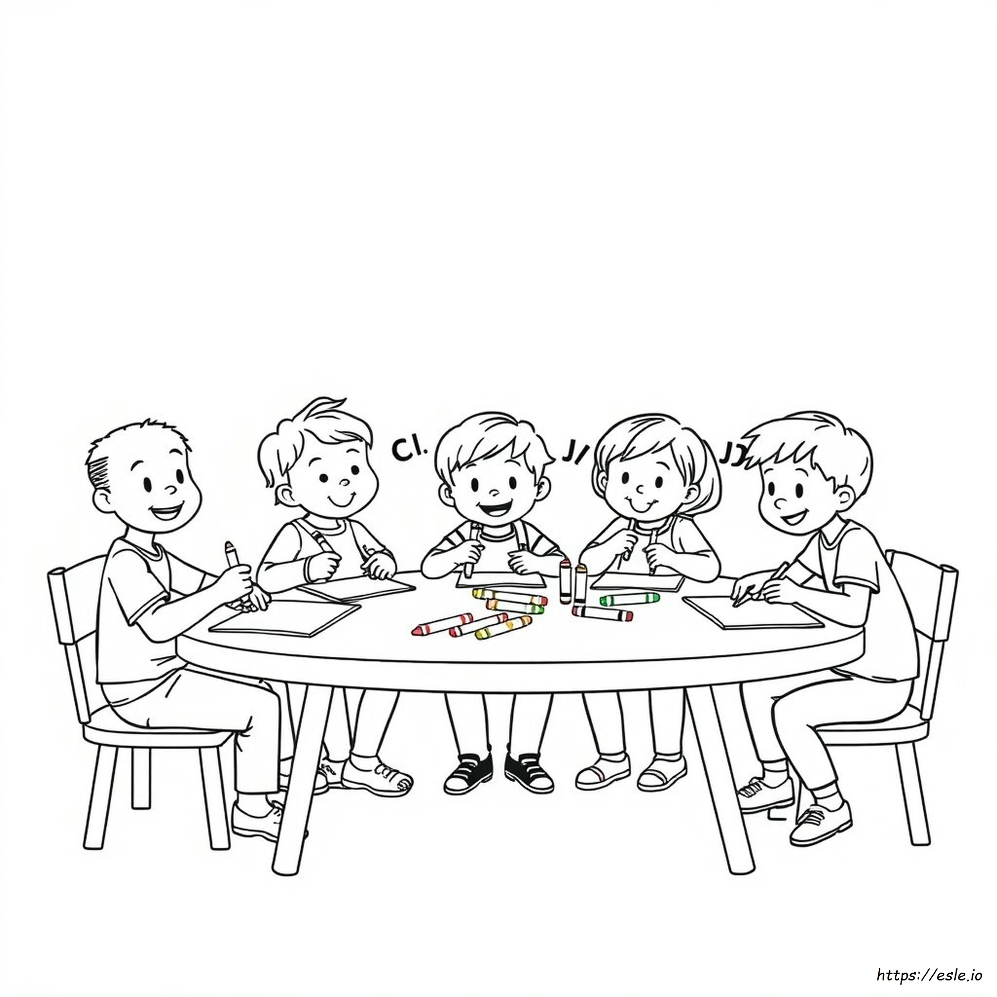 Feuille De Coloriage Communauté