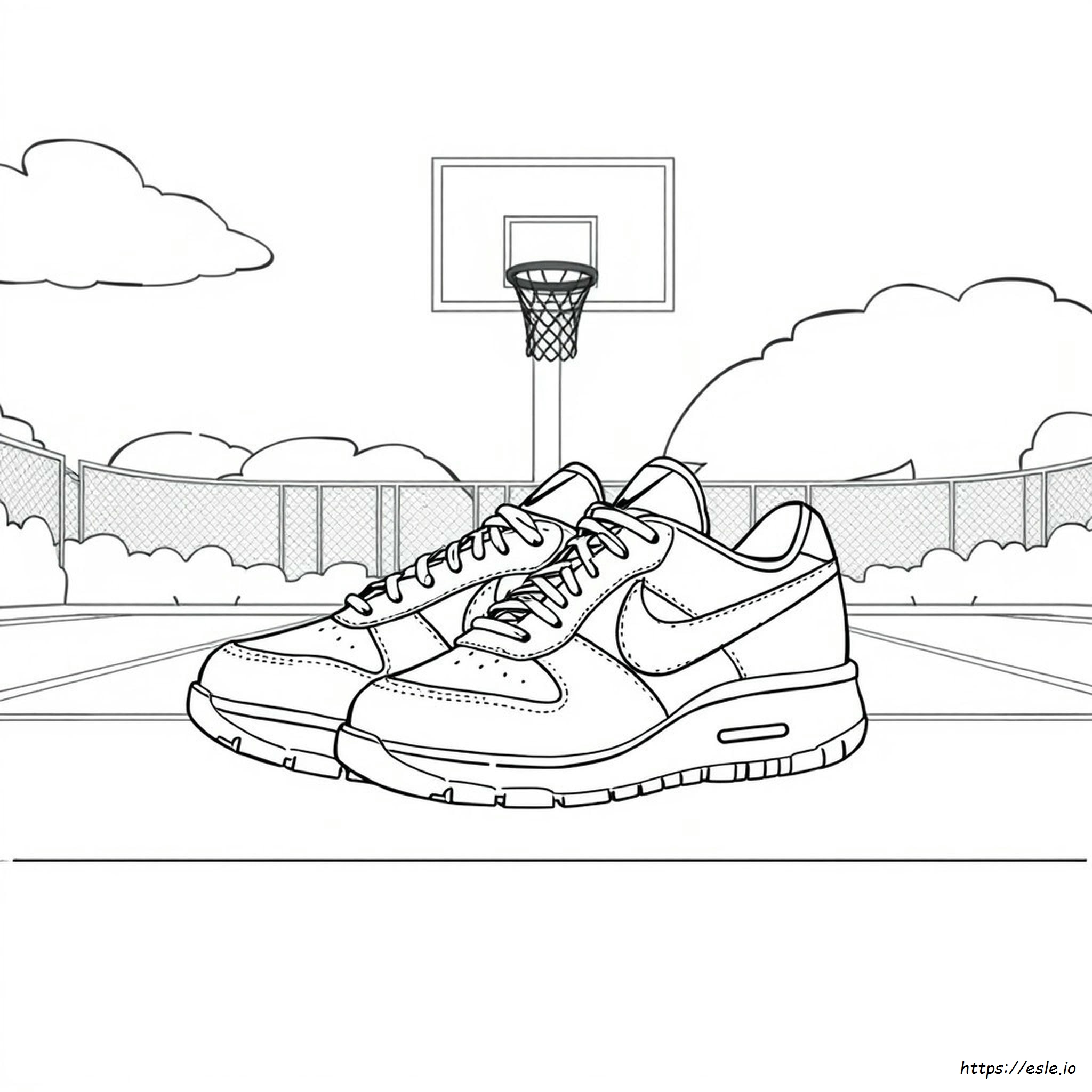 Coloring Nike Shoes