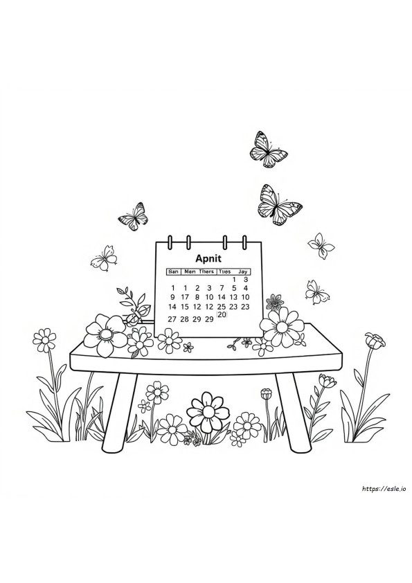 Calendrier À Imprimer Coloriage Gratuit