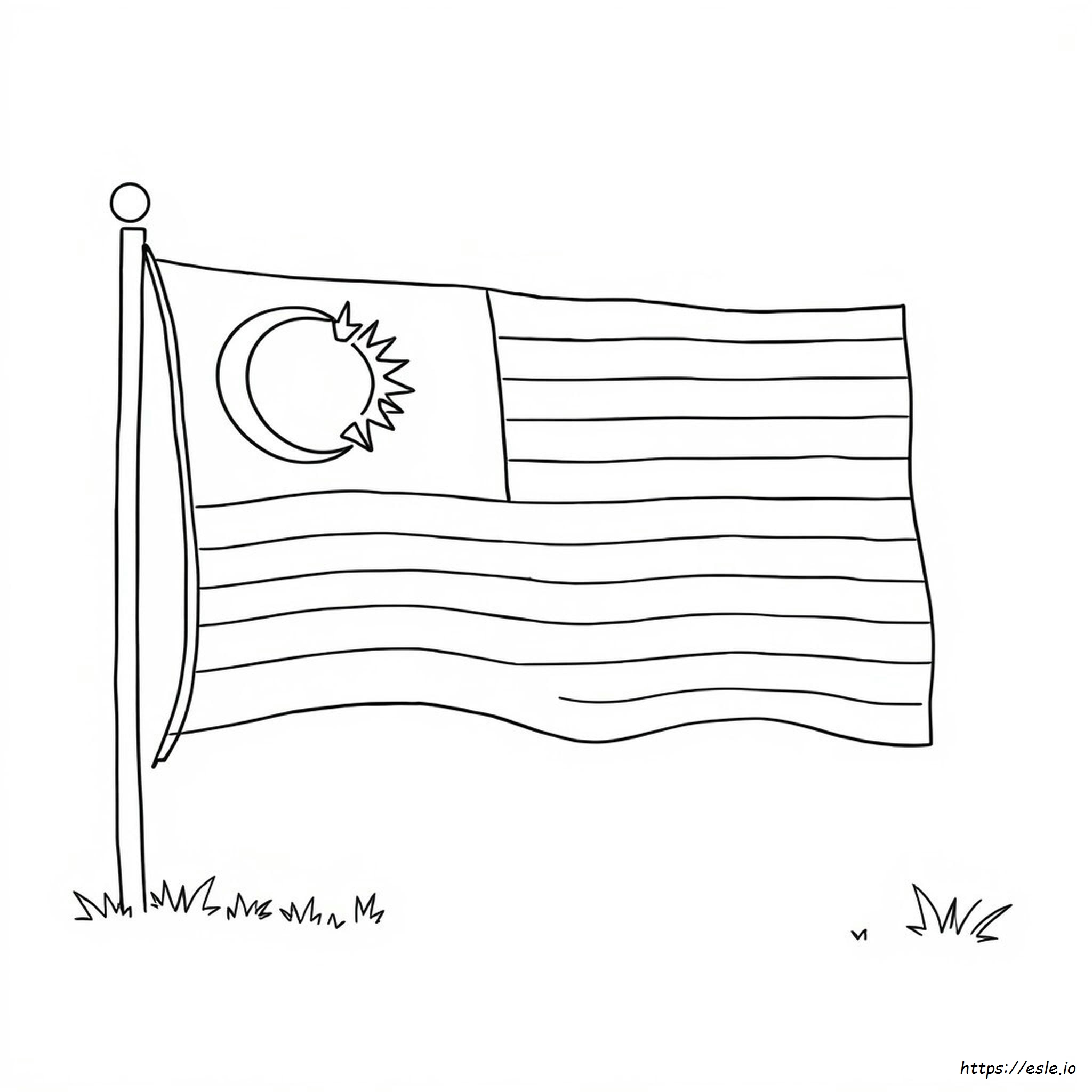 Malaysia Flag Colouring Pdf