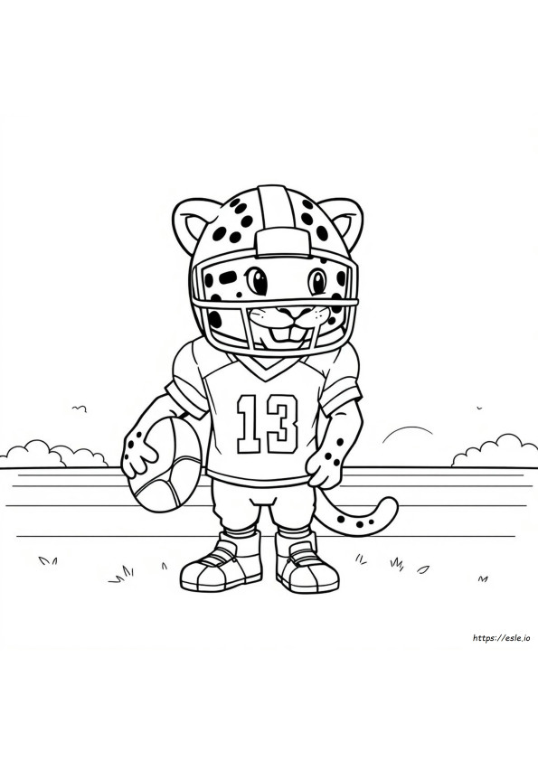 Jaguars Helmet Coloring Page