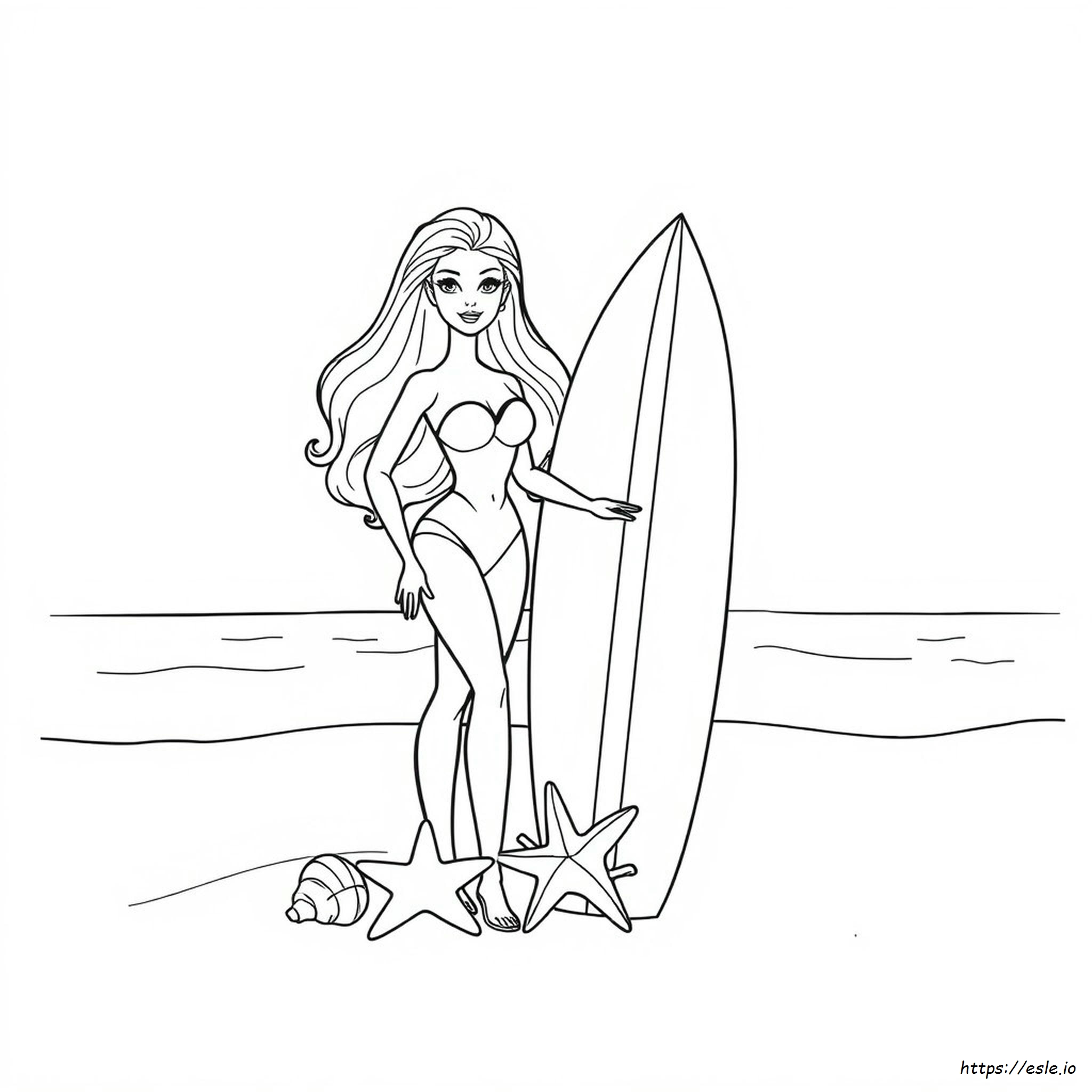 Barbie Doll Coloring Pages