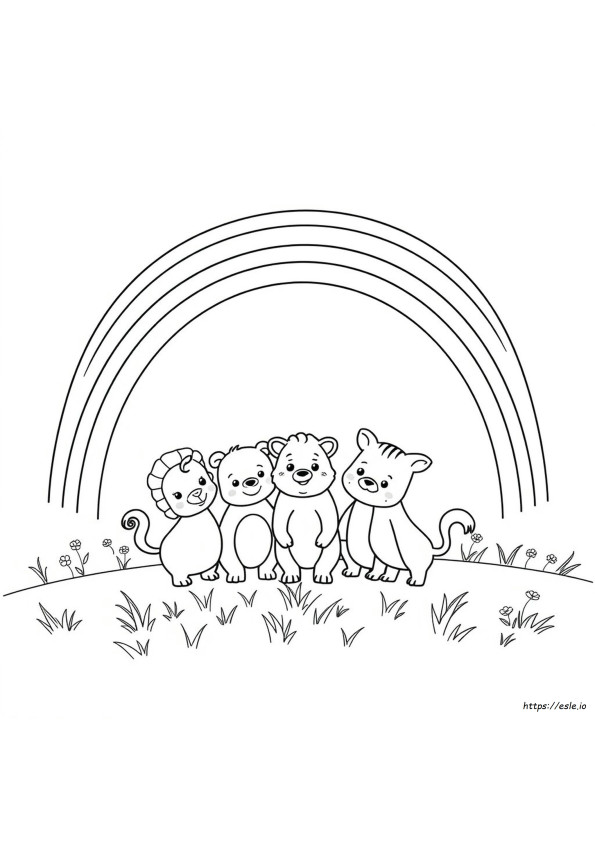 Coloring Pages Of Rainbow Friends