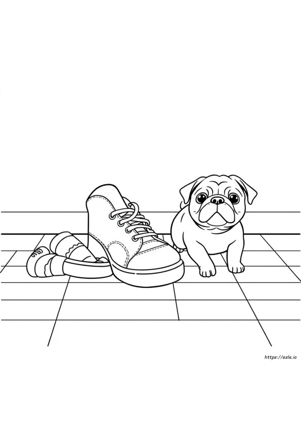 Shoe Preppy Coloring Pages