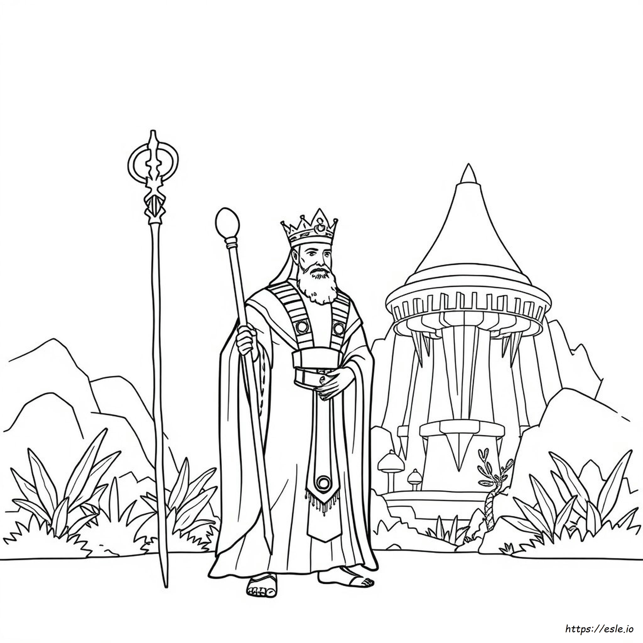 König Nebukadnezar Ausmalbilder