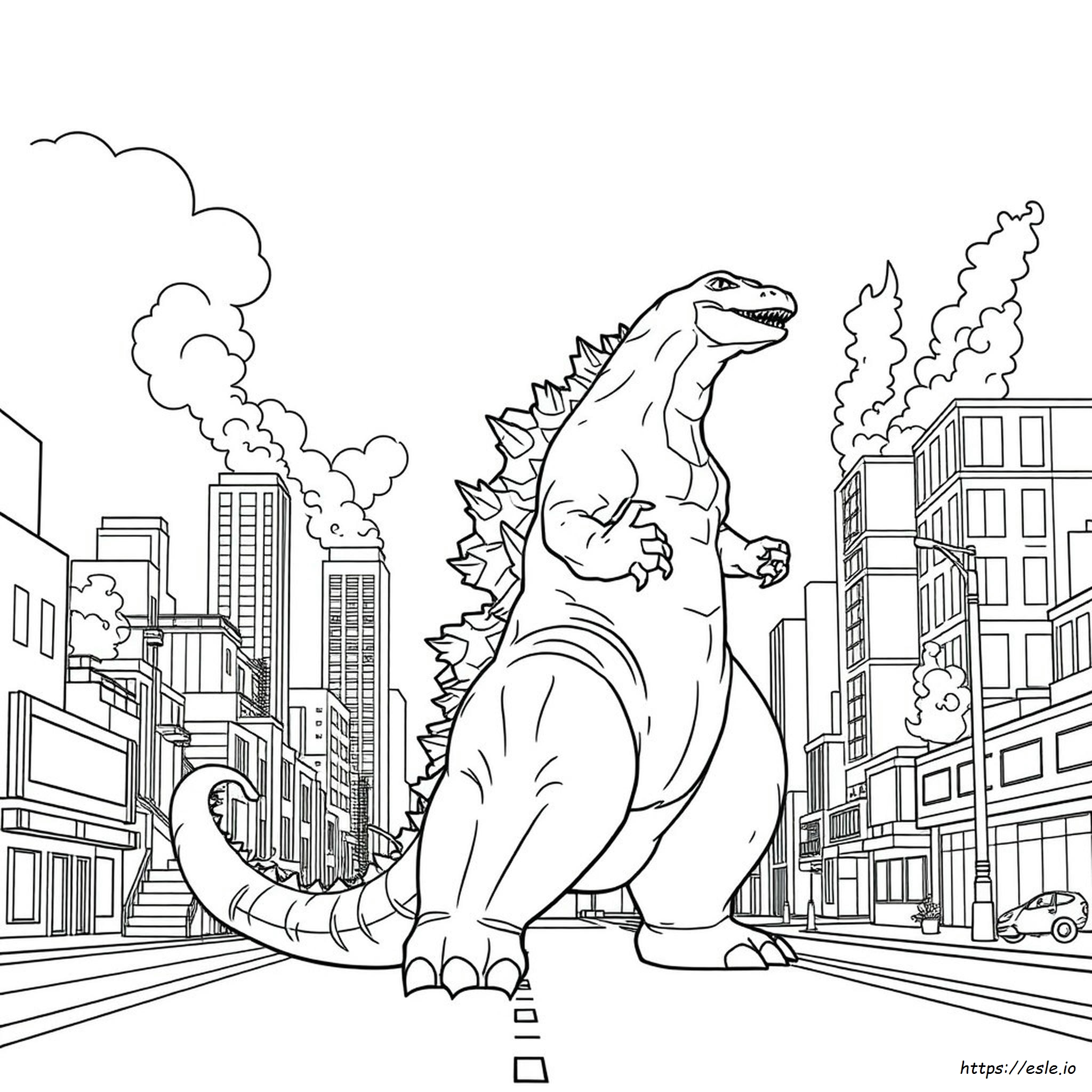 Heisei Godzilla Coloring Pages