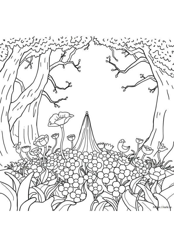 Queen Poppy Coloring Page