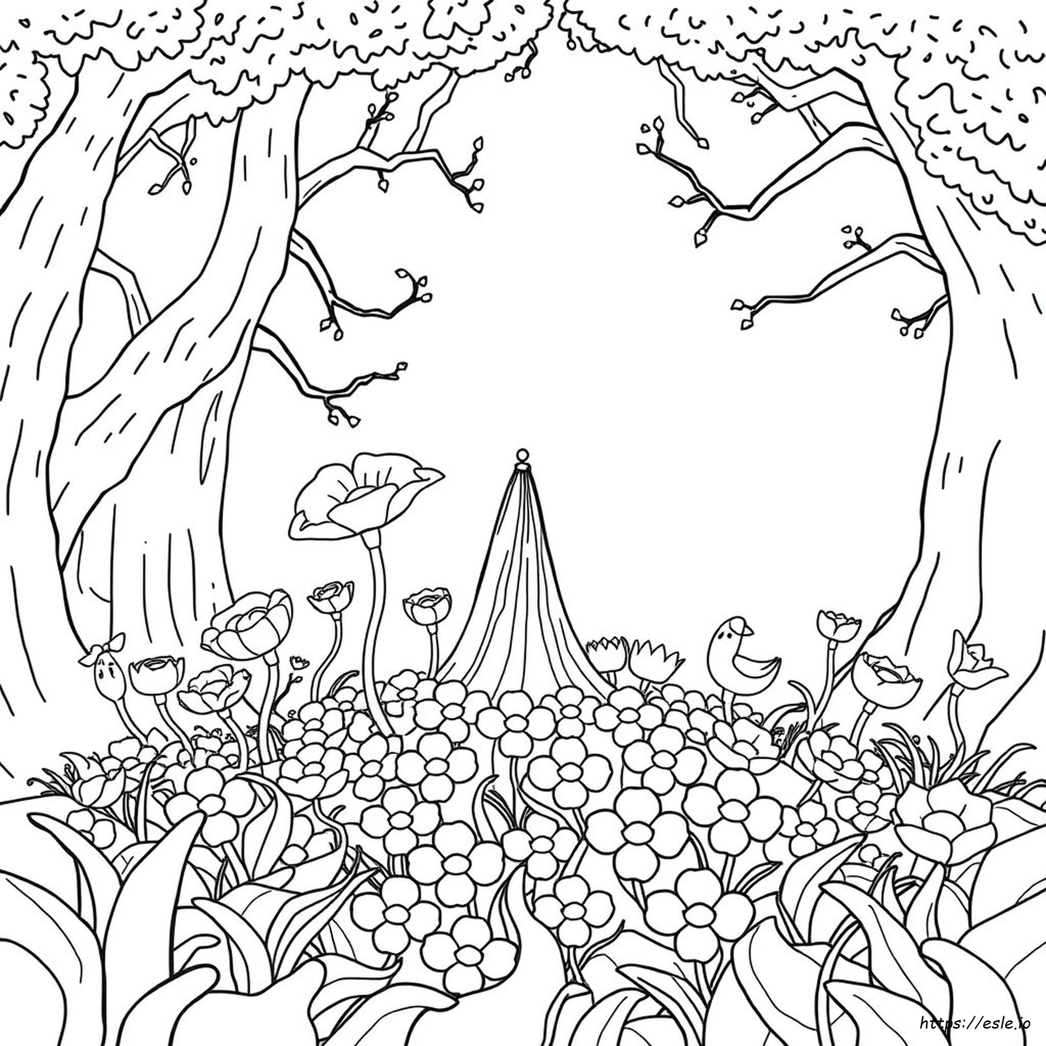 Queen Poppy Coloring Page