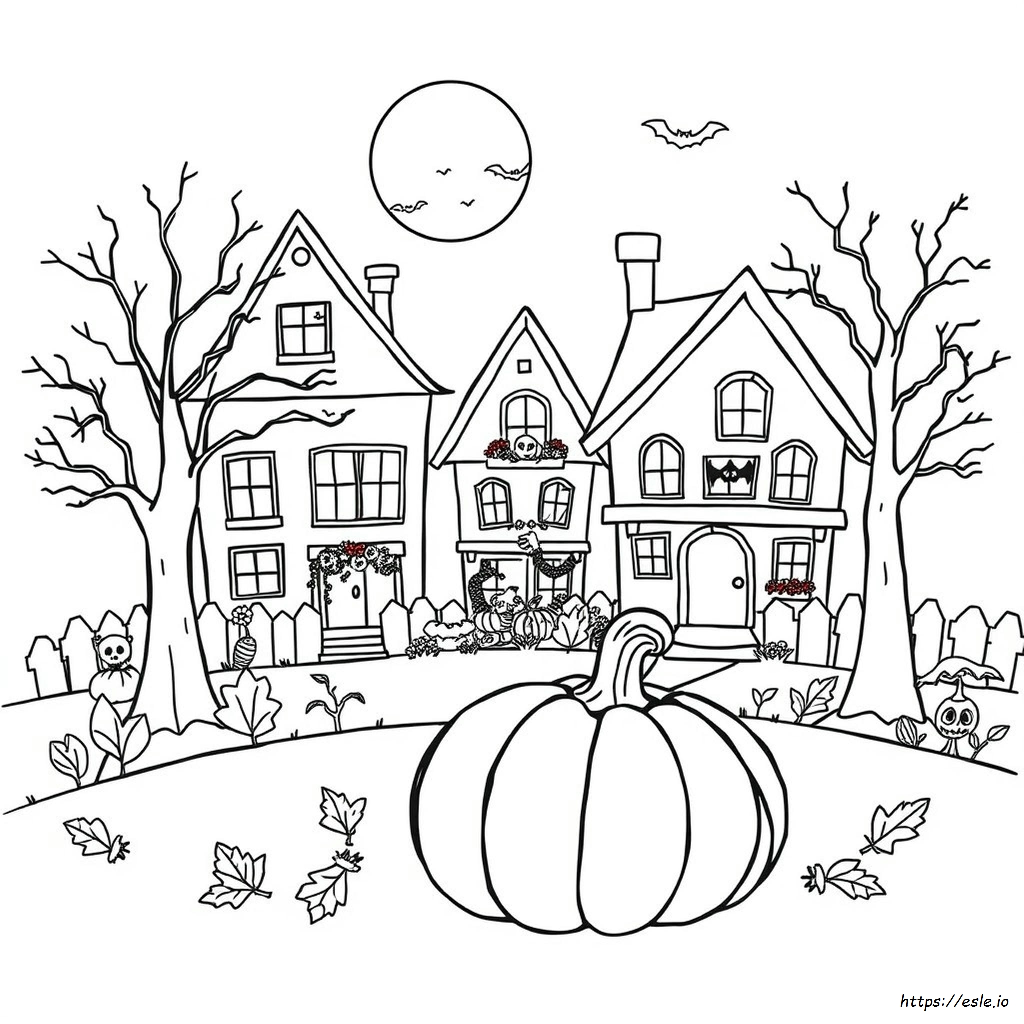 Easy Halloween Coloring Pages Printable Pdf