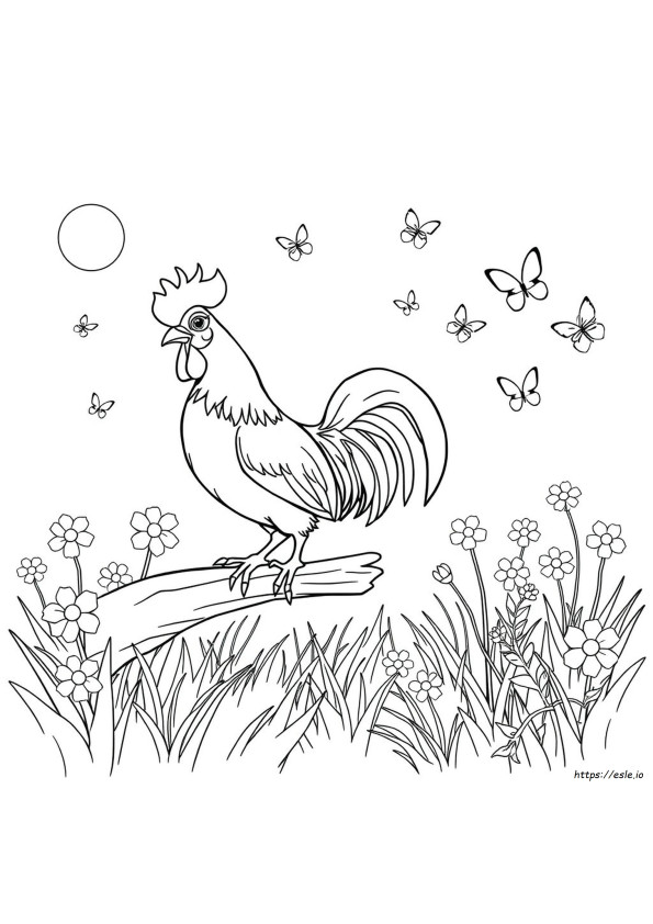 Heihei Ausmalbild