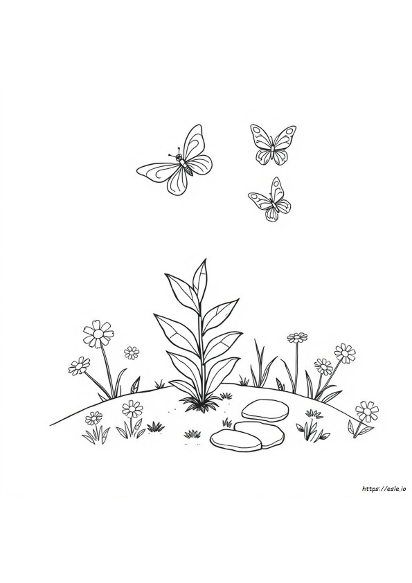 Cute Plant Coloring Pages