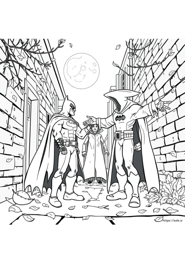 Batman Scarecrow Coloring Pages