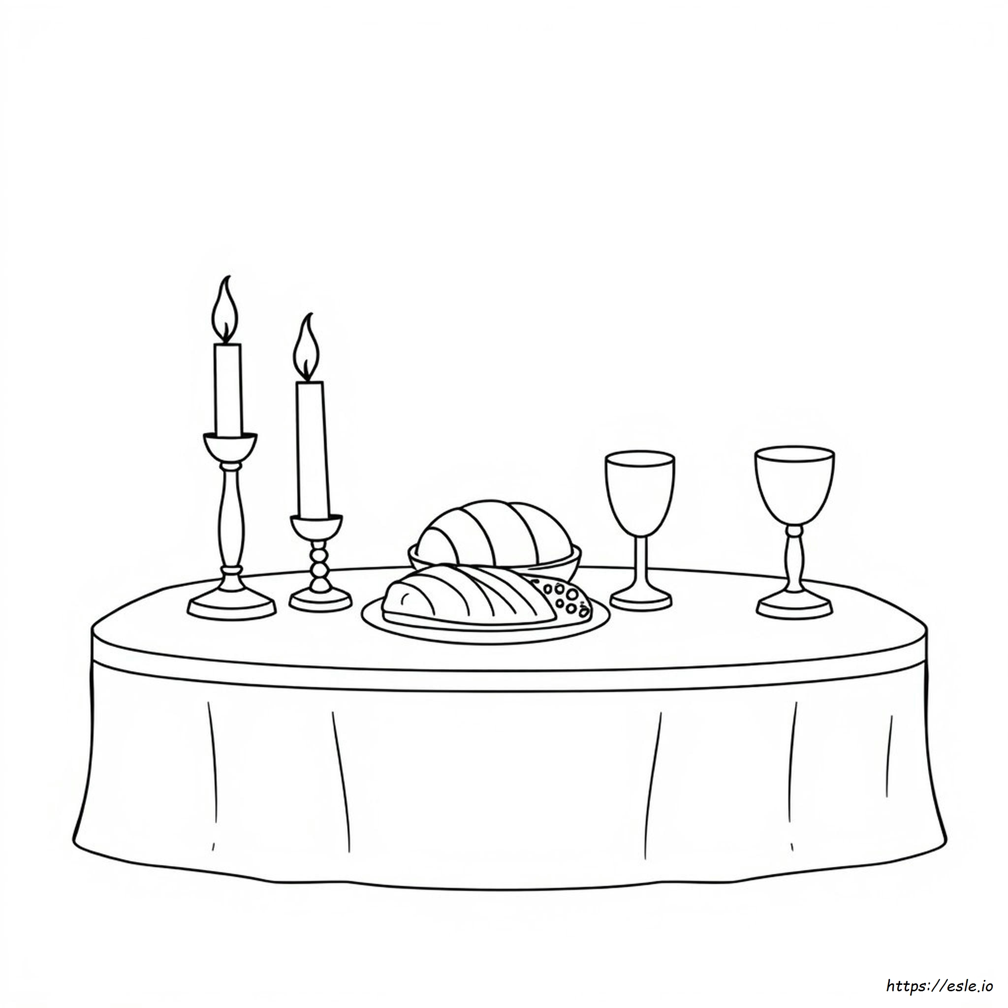 Shabbos Coloring Pictures