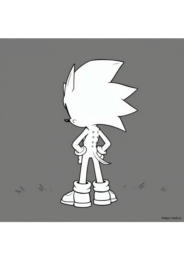 Darkspine Sonic E Sonic Oscuro Disegni Da Colorare