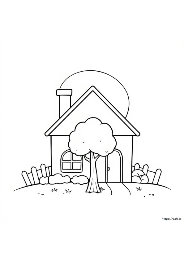 House Colouring Pages Pdf