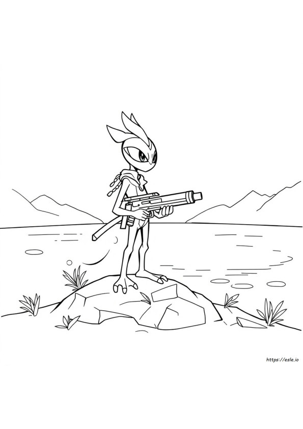 Greninja Värityskuva