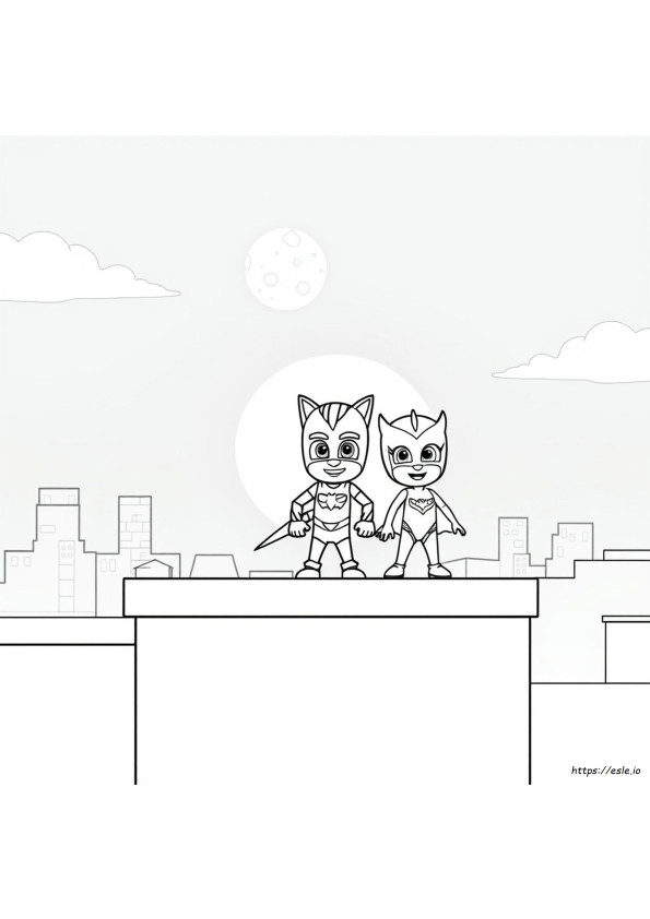 Amaya Pj Masks Coloring Pages